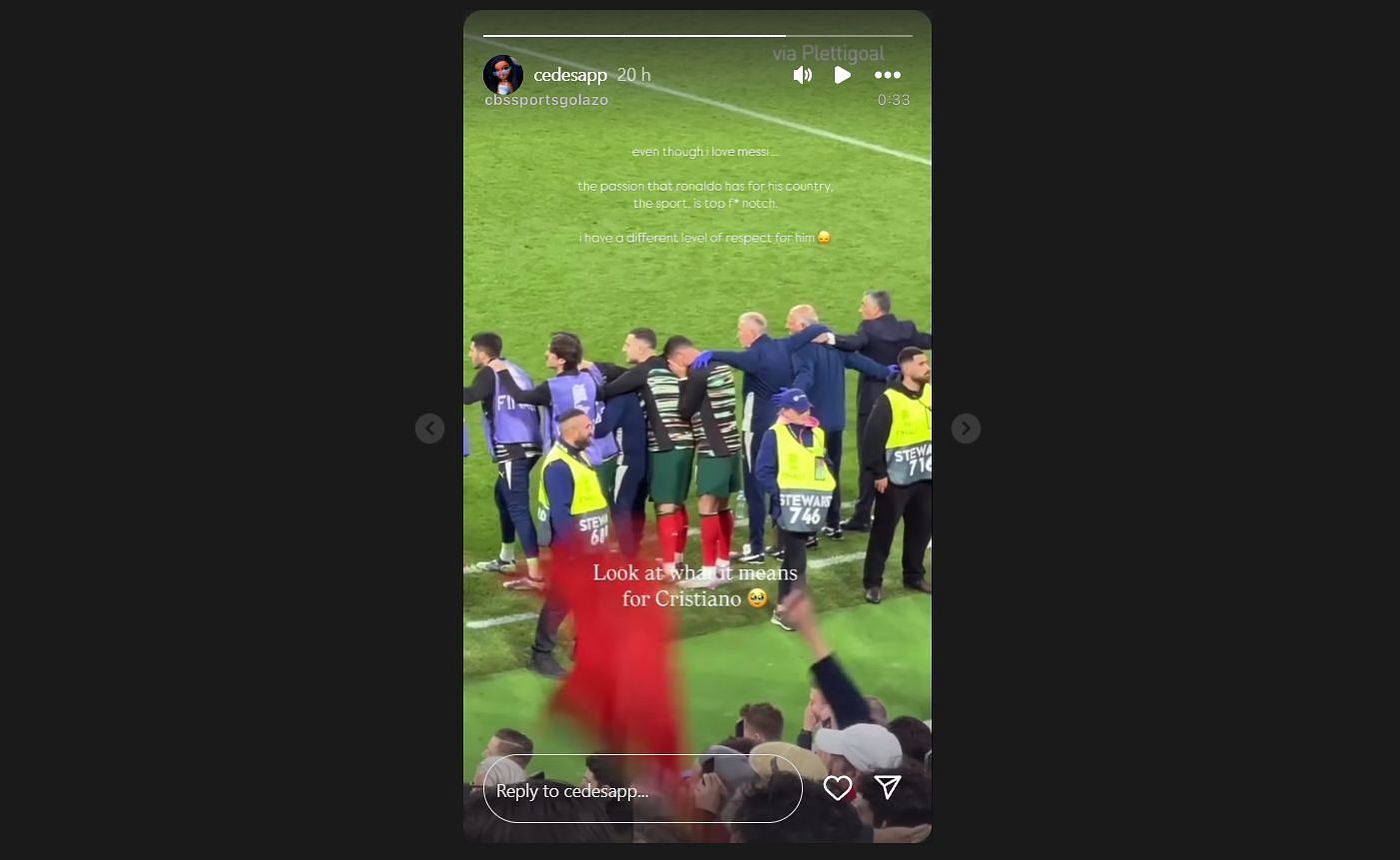 Warren Sapp's daughter Mercedes Sapp's Instagram story (Image credit: Instagram/@cedesapp)